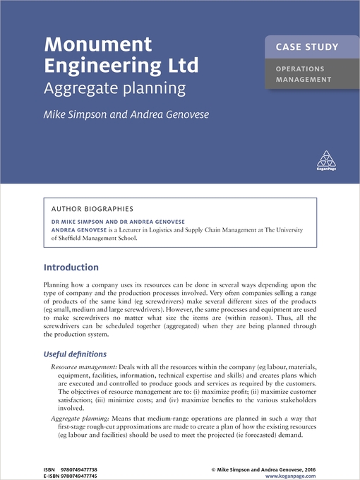 Title details for Monument Engineering Ltd by Mike Simpson - Available
